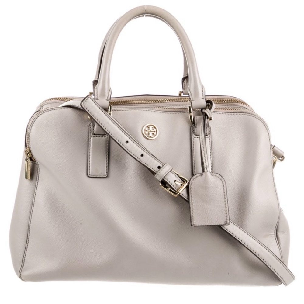 TORY BURCH Saffiano Leather Bag W/ Handles and Long strap